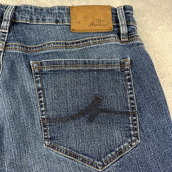 34 Heritage Jeans Mens 35x30 Fits 35x24 Blue Denim Charisma Classic Comfort - Picture 10 of 16